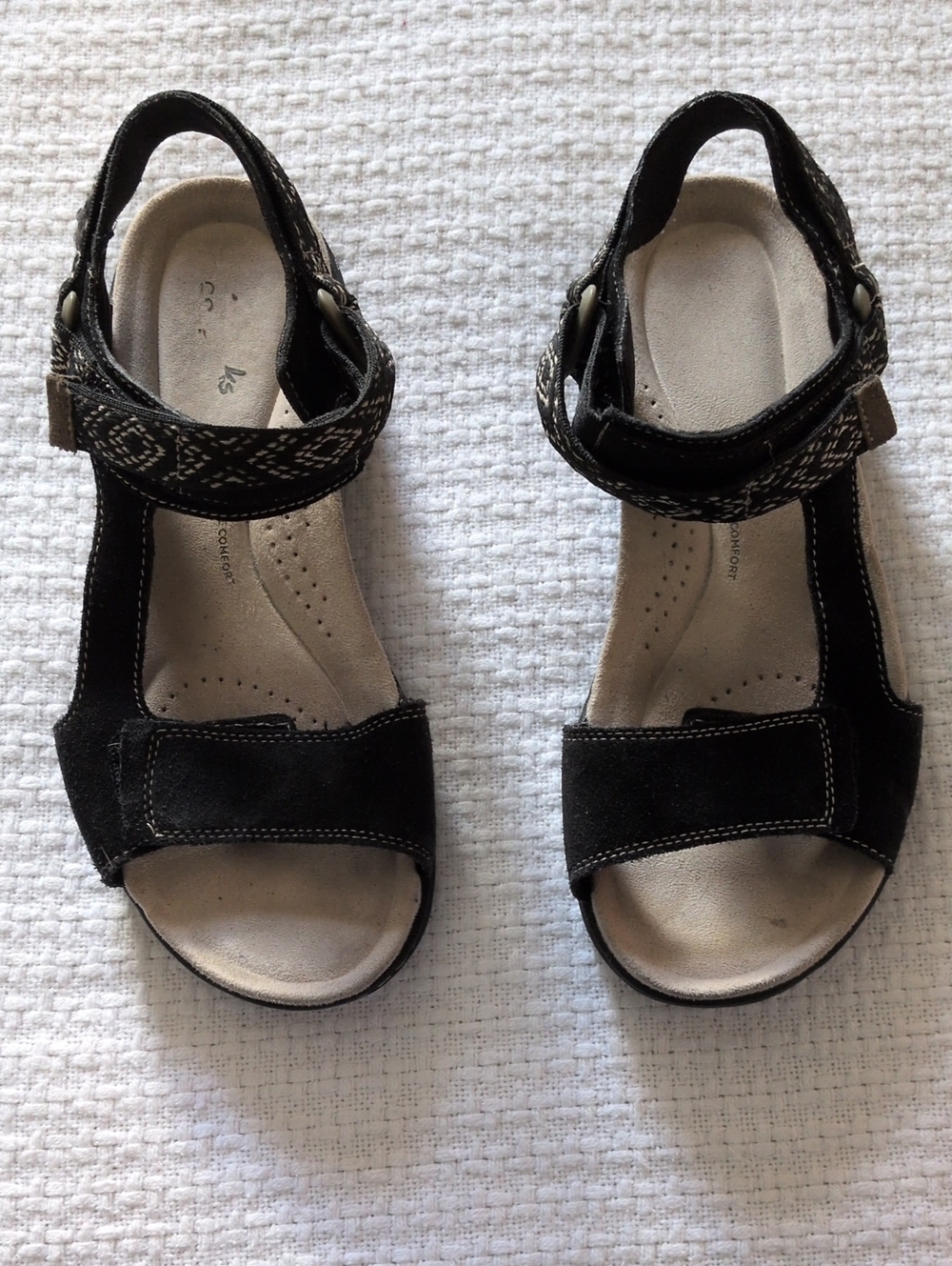 Comfortable Black Women's Sandals - Brand: